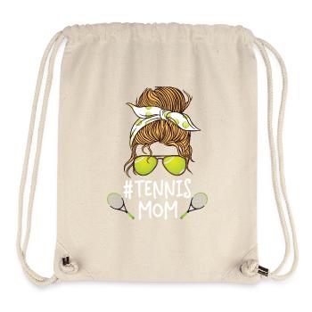 Funny Tennis Player Racket - Stanley/Stella recycelter Gym Bag - Naturweiß - Vorne