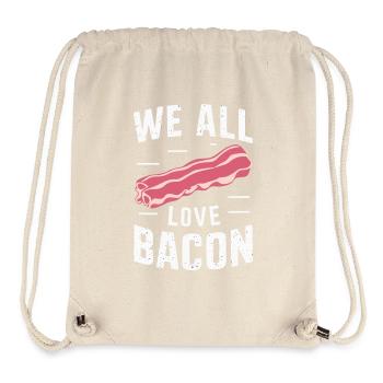 Bacon Frühstück Speck - Stanley/Stella recycelter Gym Bag - Naturweiß - Vorne