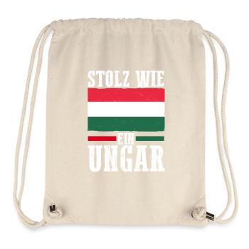 Ungar Ungarisch Ungarn - Stanley/Stella recycelter Gym Bag - Naturweiß - Vorne