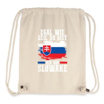 Slowaken Slowakei - Stanley/Stella recycelter Gym Bag - Naturweiß - Vorne