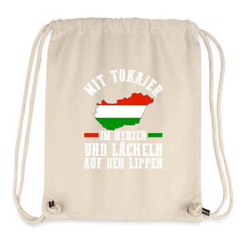 Ungar Ungarisch Ungarn - Stanley/Stella recycelter Gym Bag - Naturweiß - Vorne