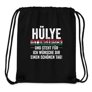 Ungar Ungarisch Ungarn - Stanley/Stella recycelter Gym Bag - Schwarz - Vorne