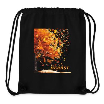 AUTUMN TREE LEAVES - Stanley/Stella Recycled Gym Bag - black - Front