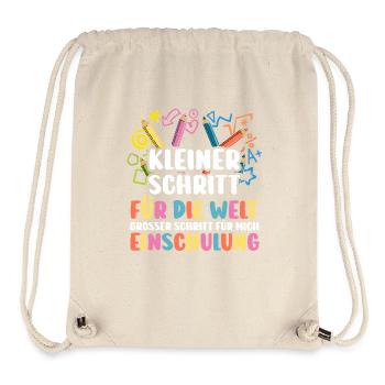Erste Klasse Grundschule Schulbeginn Geschenk - Stanley/Stella recycelter Gym Bag - Naturweiß - Vorne