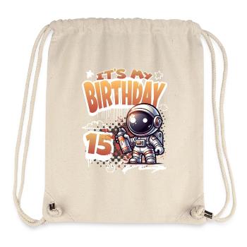 Graffiti Astronaut 15th Birthday - Stanley/Stella Recycled Gym Bag - natural - Front