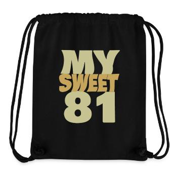 Süß 81 - Stanley/Stella recycelter Gym Bag - Schwarz - Vorne