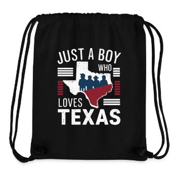 Texas State Texaner Texas - Stanley/Stella recycelter Gym Bag - Schwarz - Vorne