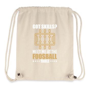 Foosball Table Soccer Funny Foosball - Stanley/Stella Recycled Gym Bag - natural - Front