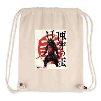 Japanese Edo Samurai - Stanley/Stella Recycled Gym Bag - natural - Front
