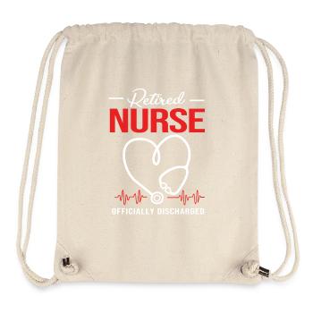 Krankenschwester Rente - Stanley/Stella recycelter Gym Bag - Naturweiß - Vorne