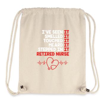 Krankenschwester Rente - Stanley/Stella recycelter Gym Bag - Naturweiß - Vorne