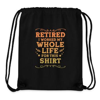 Krankenschwester Rente - Stanley/Stella recycelter Gym Bag - Schwarz - Vorne