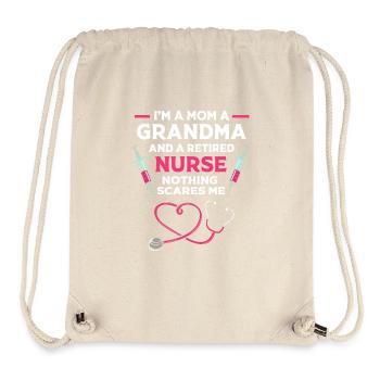 Krankenschwester Rente - Stanley/Stella recycelter Gym Bag - Naturweiß - Vorne