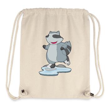 Patins à glace Raccoon - Sac à cordon recyclé Stanley/Stella - blanc naturel - Devant