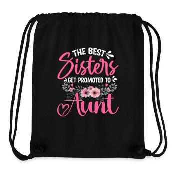 Promoted to Aunt Baby Pregnancy Announcement - Stanley/Stella recycelter Gym Bag - Schwarz - Vorne