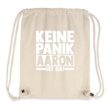First name Aaron - Stanley/Stella Recycled Gym Bag - natural - Front