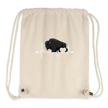 Bison - Stanley/Stella recycelter Gym Bag - Naturweiß - Vorne
