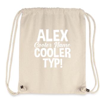 Alexander Alexandra Alexa Alex - Stanley/Stella recycelter Gym Bag - Naturweiß - Vorne