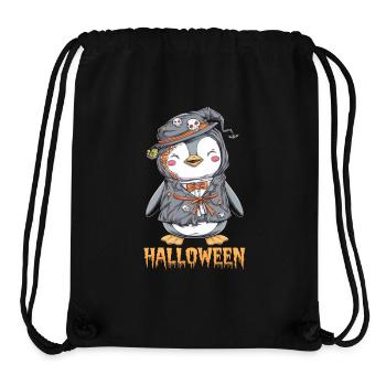 Pingouin Zombie Halloween Costume Mignon - Sac à cordon recyclé Stanley/Stella - noir - Devant