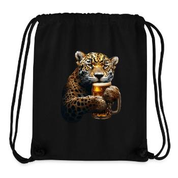 Jaguar - Stanley/Stella Recycled Gym Bag - black - Front