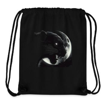 head in the moonlight - Stanley/Stella Recycled Gym Bag - black - Front