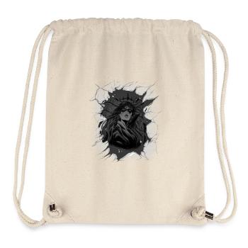 mystical, spiritual, shaman, shaman, indigenous - Stanley/Stella Recycled Gym Bag - natural - Front