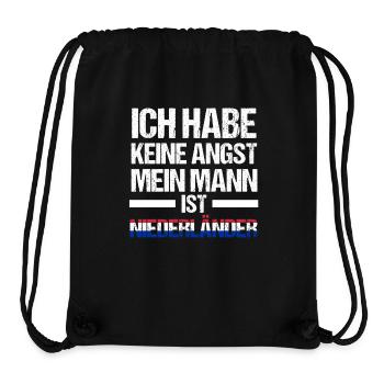 Holland Niederländer Niederlande - Stanley/Stella recycelter Gym Bag - Schwarz - Vorne