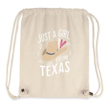 Texas State Texaner Texas - Stanley/Stella recycelter Gym Bag - Naturweiß - Vorne