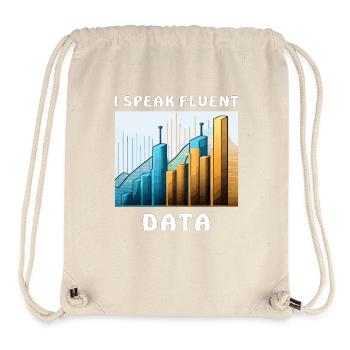 I SPEAK FLUENT DATA - Stanley/Stella Recycled Gym Bag - natural - Front