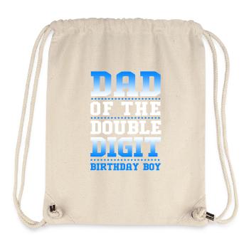 21st birthday Ten year of birth Date of birth - Stanley/Stella Recycled Gym Bag - natural - Front
