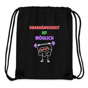 Independence is possible - Stanley/Stella Recycled Gym Bag - black - Front
