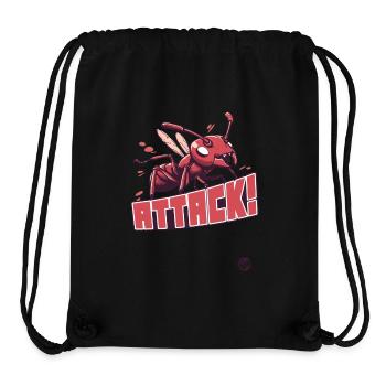Angriff der roten Ameise - Stanley/Stella recycelter Gym Bag - Schwarz - Vorne