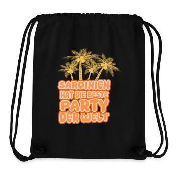 Sardinia as a holiday - Stanley/Stella Recycled Gym Bag - black - Front