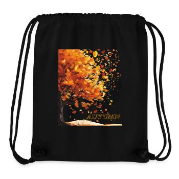AUTUMN TREE LEAVES - Stanley/Stella Recycled Gym Bag - black - Front
