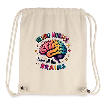 Neuro Nurse Nurse Neurology Gift - Stanley/Stella Recycled Gym Bag - natural - Front