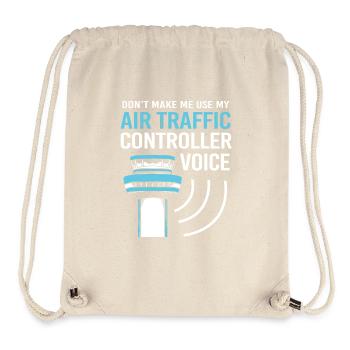 Air traffic controller - Stanley/Stella Recycled Gym Bag - natural - Front