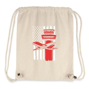 Air traffic controller - Stanley/Stella Recycled Gym Bag - natural - Front