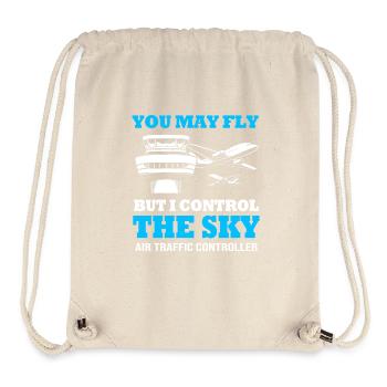 Air traffic controller - Stanley/Stella Recycled Gym Bag - natural - Front