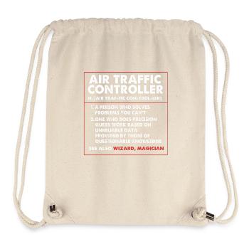 Air traffic controller - Stanley/Stella Recycled Gym Bag - natural - Front