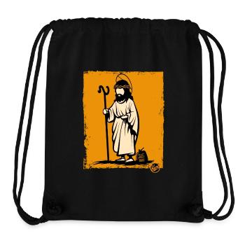 The wanderer and redeemer Jesus - Stanley/Stella Recycled Gym Bag - black - Front