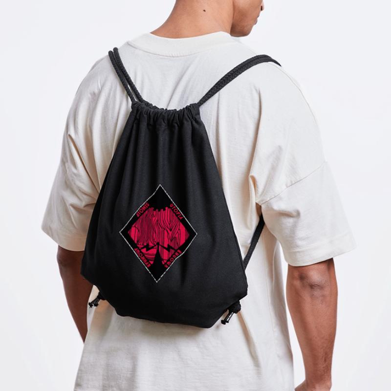 Atomic Utopia - Geometric Fire Rhombus Stanley/Stella Recycled Gym Bag