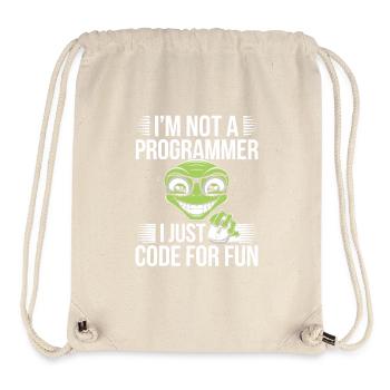 Programmierer Computerfreak Code PC - Stanley/Stella recycelter Gym Bag - Naturweiß - Vorne