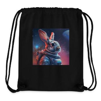 Rabbit - Stanley/Stella Recycled Gym Bag - black - Front