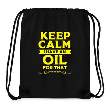 Essential oil - Stanley/Stella Recycled Gym Bag - black - Front