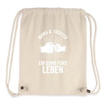 Mutter Mama Und Tochter - Stanley/Stella recycelter Gym Bag - Naturweiß - Vorne