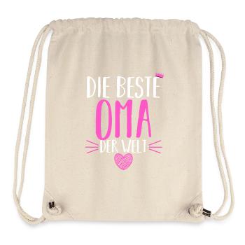 Großmutter Oma - Stanley/Stella recycelter Gym Bag - Naturweiß - Vorne