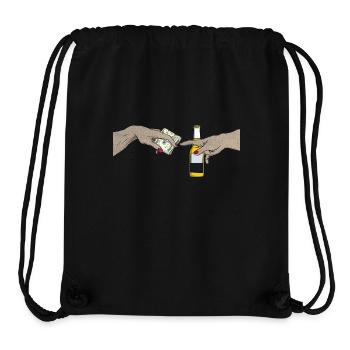 DaVinci BIER - Stanley/Stella recycelter Gym Bag - Schwarz - Vorne