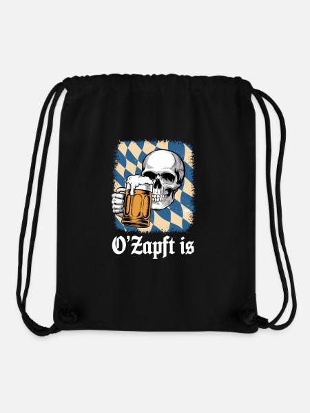 18 Skull - Stanley/Stella recycelter Gym Bag - Schwarz