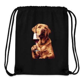 Labrador Retriever - Stanley/Stella recycelter Gym Bag - Schwarz - Vorne
