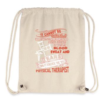 Forever Title Physical Therapist - Stanley/Stella Recycled Gym Bag - natural - Front